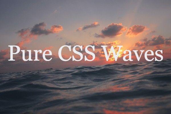 How to Add Pure CSS Waves to Your Website